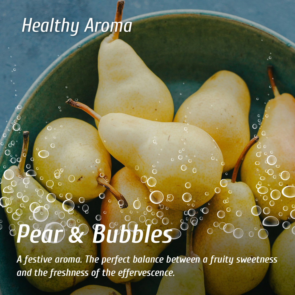 Élimine odeurs poire et bulles