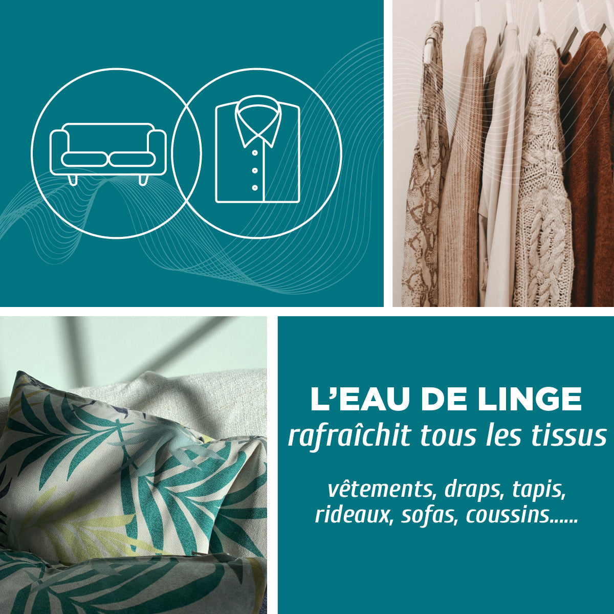 Eau de linge brise marine