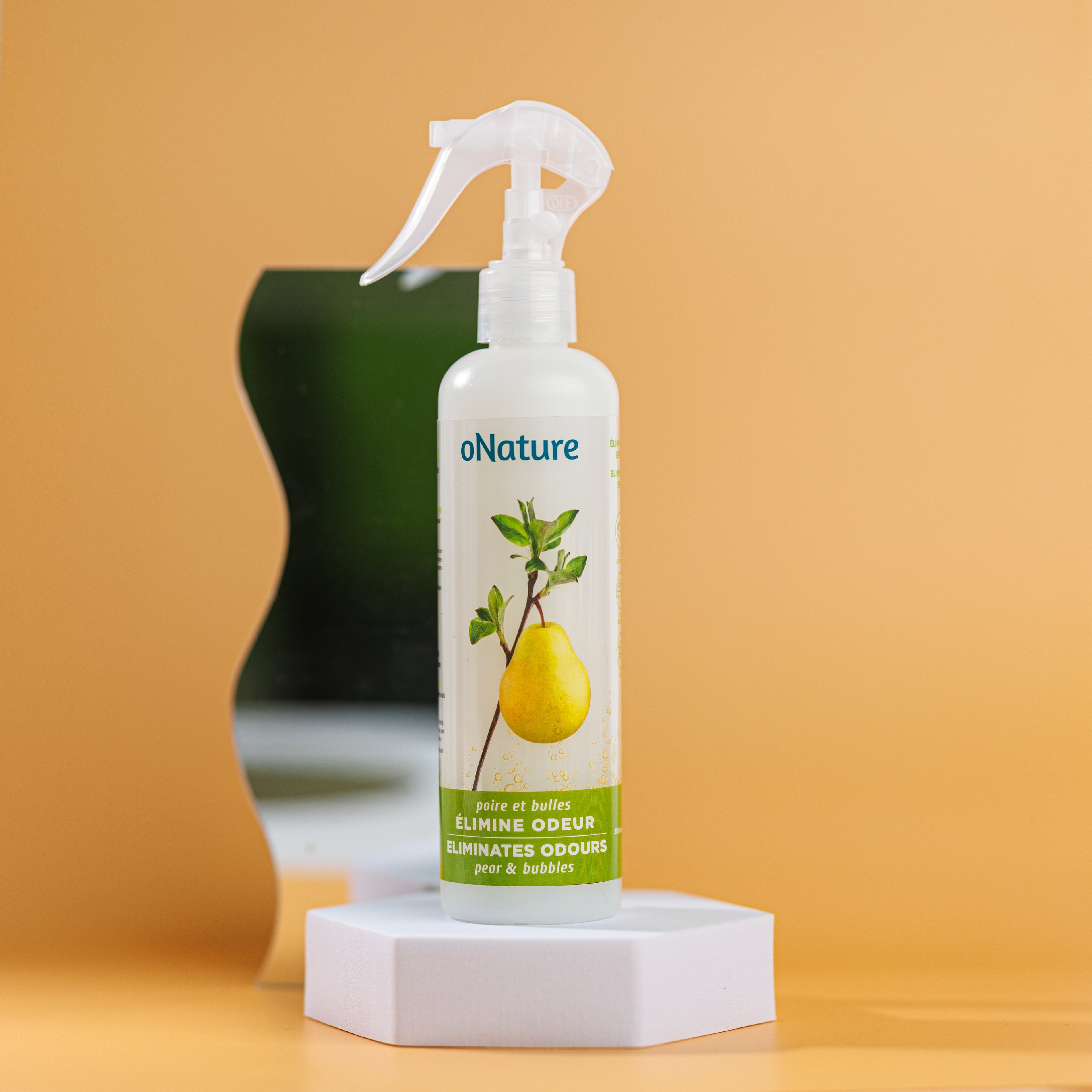 Élimine odeurs poire et bulles